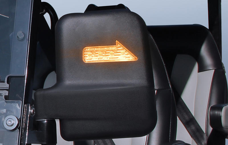 Turn signal golf cart